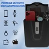 Flintronic Safe with Combination Lock, 4 Digit Portable Money Cabinets