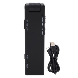 Body Mounted Camera 1080P Clip On USB Rechargeable Pocket Video Recorder for Home Office Security