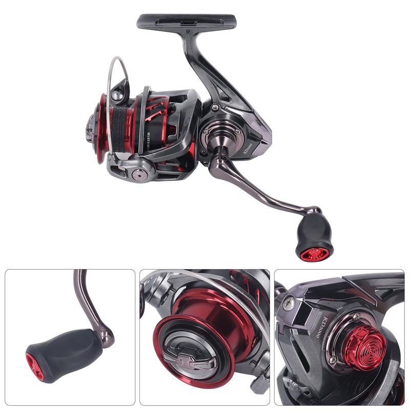Spinning Reel Full Metal Stainless Steel Pressure Relief Button Humanized