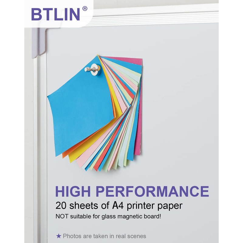 BTLIN Fridge Magnets Strong, Neodymium Magnetic Push Pins Heavy Duty