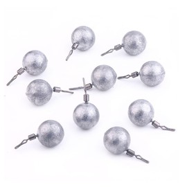 FOLANDO 20pcs Fishing Weights, Fishing Snaps Sea Fishing Weights For Saltwater Freshwater Fishing 3.5g