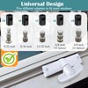 Avenuebool 4 Pack Universal Tee Crank Casement Window Handles, Low