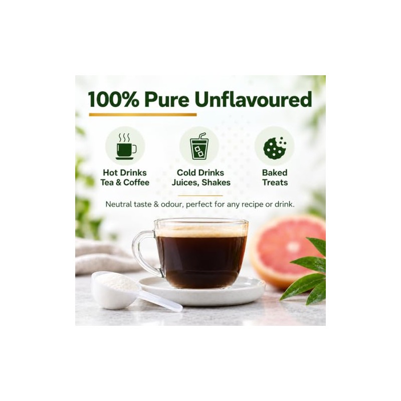 General Healthcare Hydrolysed Bovine Collagen Peptides Powder, 300g