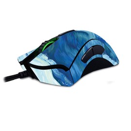 MightySkins Skin Compatible with Razer Deathadder Elite - Perfect Wave | Protective, Durable, and Unique Vinyl Decal wrap Cover | Easy to Apply, Remove, and Change Styles | Made in The USA