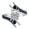 Penelope Emerald Black Engagement Ring for Women by Ginger Lyne