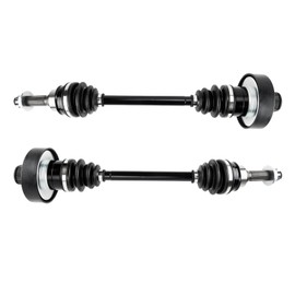PHILTOP CV Axle Shaft, ATV/UTV Rear Axle Fit for Suzuki King Quad LTA450 LTA 500 750, Black - 2Pcs
