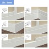 D-Line 25x16mm Cable Trunking Accessory Multipack, Snap Fit Design -
