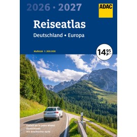 ADAC Reiseatlas 2026/2027 Deutschland 1:200.000, Europa 1:4,5 Mio. (ADAC Atlas)