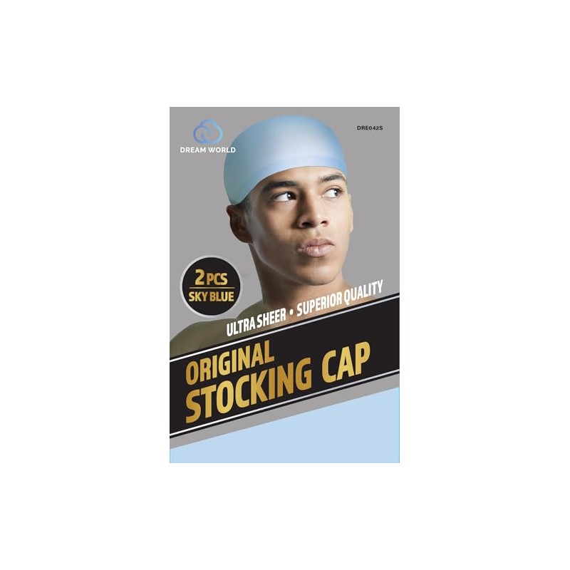Dream World Original Stocking Cap 2 Piece Pack Sky Blue