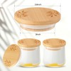 18 Pcs Yogurt Jar Lids Set Compatible with Oui Yogurt