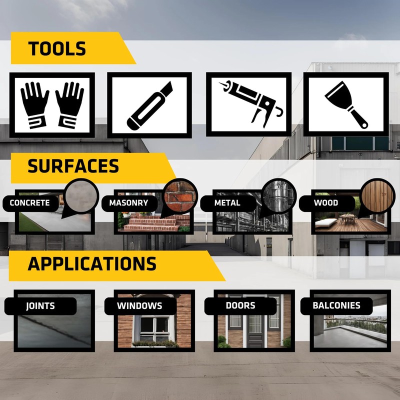 Sikaflex 1a Kit - One Component, Flexible, Non Sag, Polyurethane