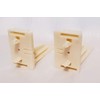 KT HRUSEADJA Rear Drawer Track Sockets Mounting Back Plates Brackets,