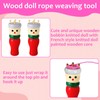 BESSVWELL 2Pack French Knitting Doll, French Knitting Kit Knitting Dolly,