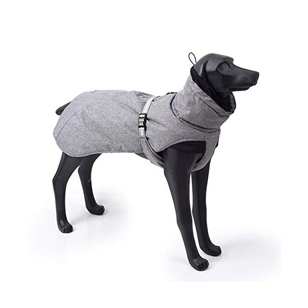 BRLUCKY Home Dog Winter Jacket with Waterproof Warm Polyester Filling