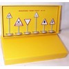 atlas editions miniatures dinky toys Hazard Warning Signs 6pc