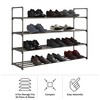 Home-Complete Shoe Rack with 4 Shelves – Four Tiers for