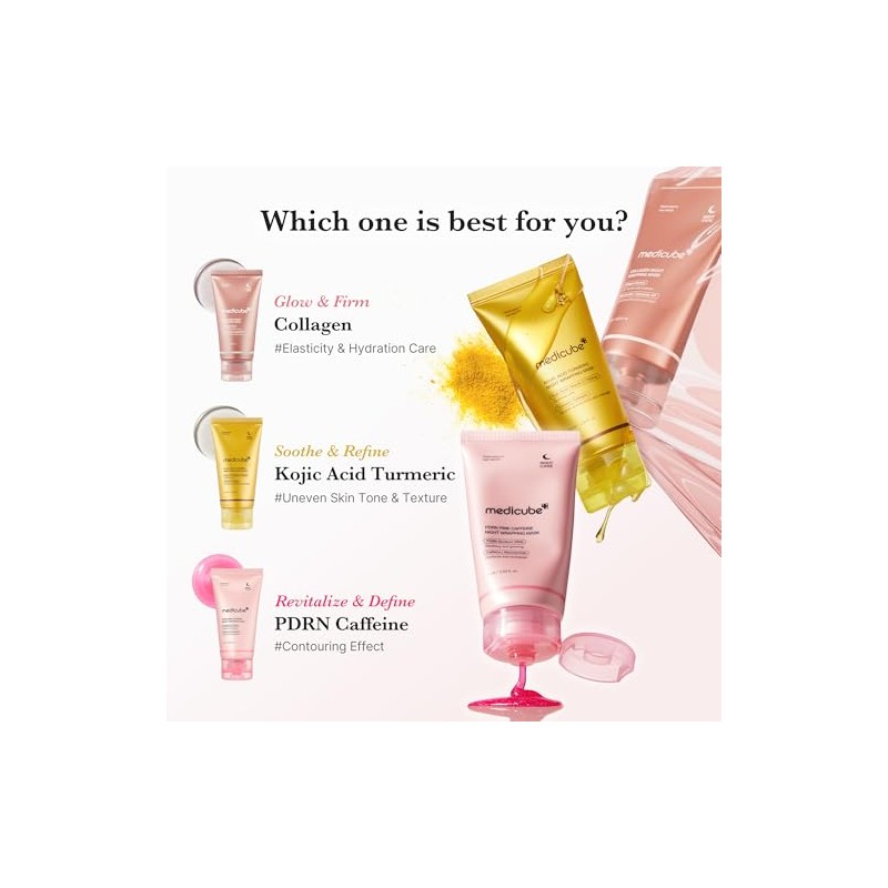 Medicube Collagen Overnight Wrapping Peel Off Facial Mask Pack -