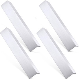 Hicarer 4 Pieces Aluminum Angle 2" x 2"x 1/4" Angle 6063 Stock Angle Iron Aluminum Bars, 12" Length, 1/4" Thick, for Cutting Industrial Use, Silver