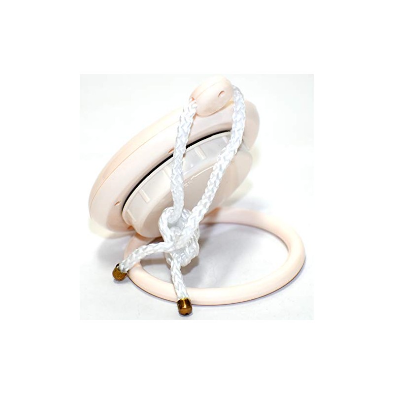 Our White Bathroom Shower Rope Clock with a Clear Easy