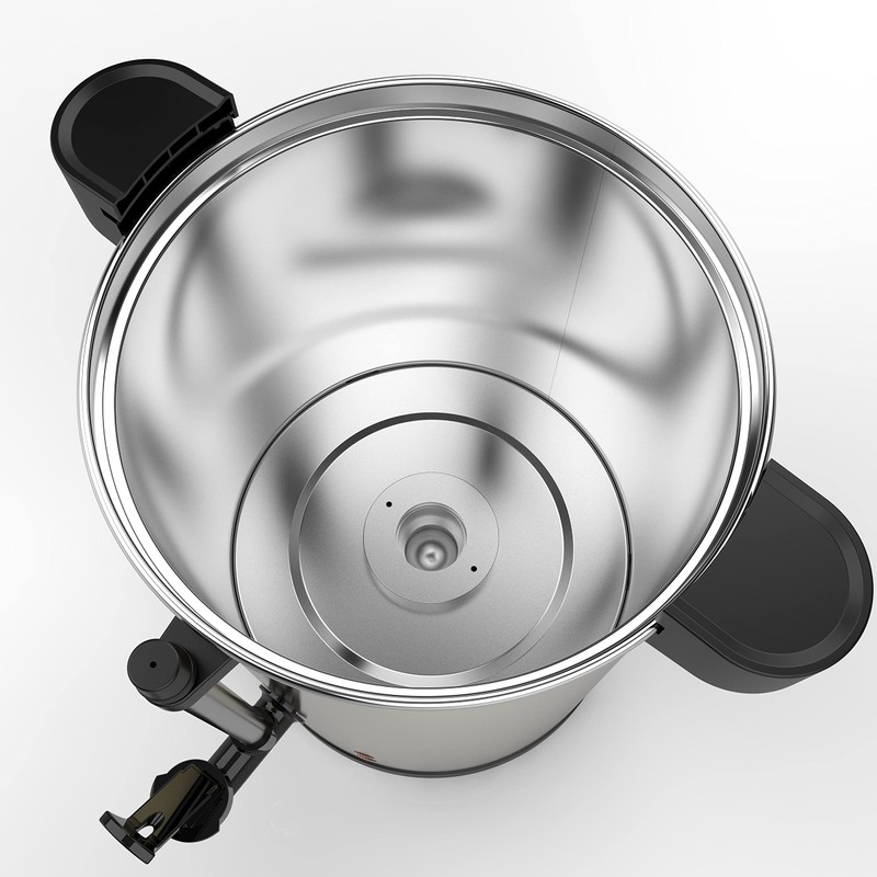 Commercial Grade Stainless Steel Coffee Urn 12L 50-Cup Double Wall