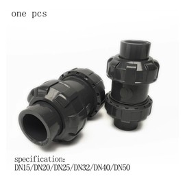 Pvc check valve non check valve one way valve true union ball check valve vertical pvc pipe check valve with spring NWPNLXEA(DN32 with spring)