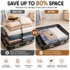 15 Pack Travel Vacuum Storage Bags with Rechargeable Electric Pump,