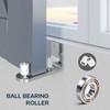 EaseLife Sliding Barn Door Bottom Floor Guide,Ball Bearings Adjustable Stay
