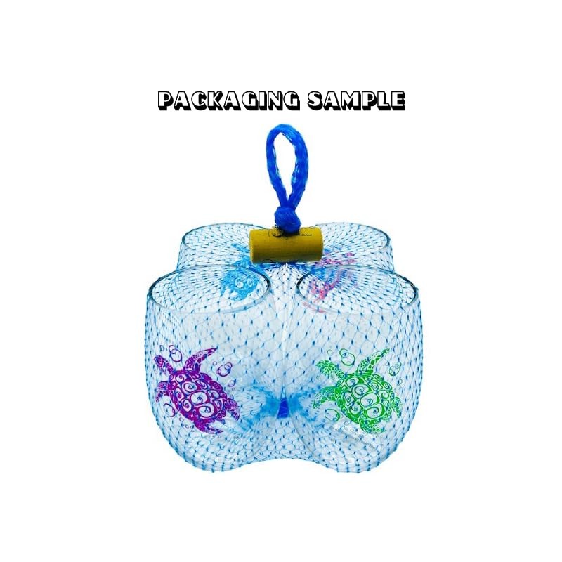 Wine-Oh! Set of 4 Stemless 16 oz Shatterproof PLASTIC Wine