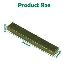IWIWE 3PCS Green Lapidary DOP Wax - Fit for Lapidary Cabochon Forming, Cutting & Polishing (Use for Lapidary Sticks/Tools, Beeswax Based - High-Adhesion)