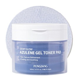 Wrapping Pad Fondant Dewey Glow Azulene Gel Toner Pad, 1 piece, 70 sheets / 랩핑패드 퐁당 듀이 글로우 아줄렌 겔 토너 패드, 1개, 70매입