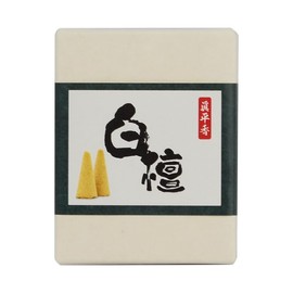 Shinpei Incense Sandalwood Incense Sticks Cone Shape, 20 Pieces, Made of Natural Sandalwood Wood