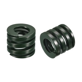 uxcell 3D Printer Die Spring, 2pcs 25mm OD 25mm Long Spiral Stamping Compression Mould Die Springs for 3D Printer Electric Part, Green