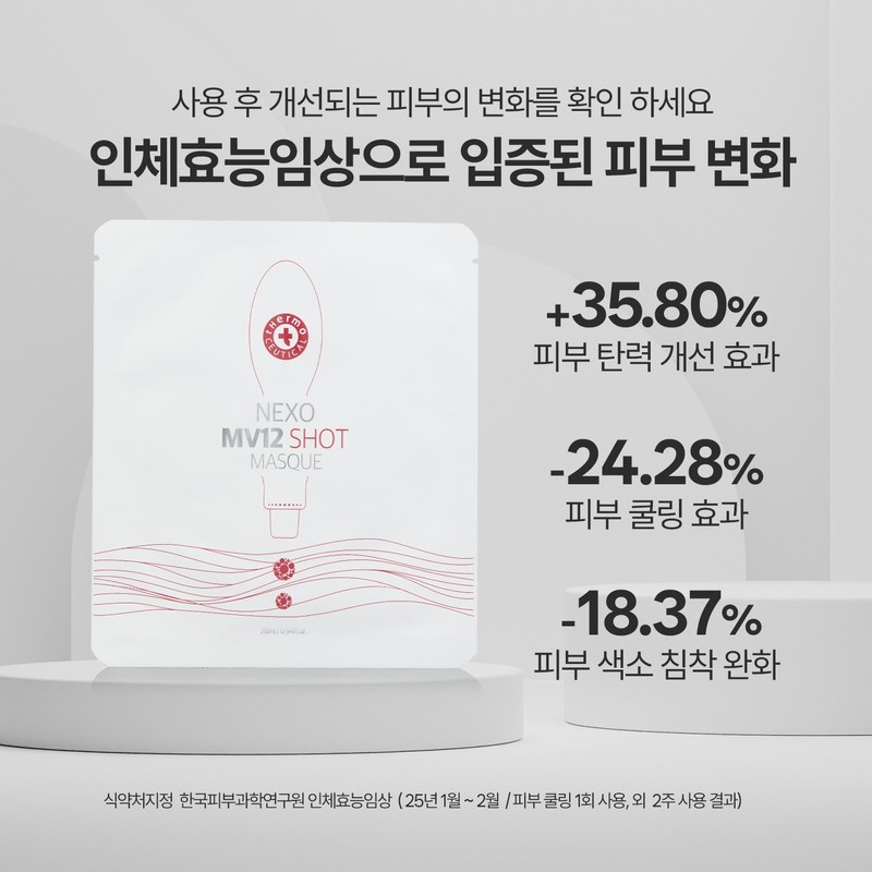 Moisture barrier, whitening mask set (Thermoceutical Nexo DP Booster +