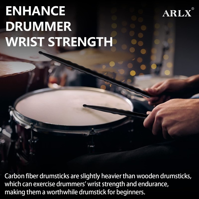 Drum Sticks 5a Drumstick 1 Pack Carbon Fiber Drumsticks