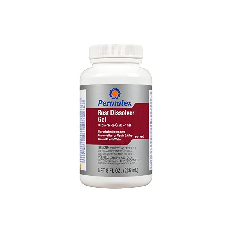 Permatex 81756 Rust Dissolver Gel, 8 oz. , Red