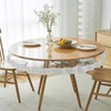 IBEQUEM Clear PVC Lace Tablecloth, 100% Waterproof Vinyl Table Cloth,