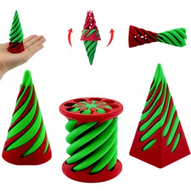 3 Packs Impossible Cone,Spiral Cone Fidget Toy,Impossible Cones passthrough Impossible Pyramid for Relaxing,Spiral Fidget Toy passthrough Impossible Cone,Birthday for Adults & Kids