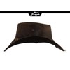 Black Jungle Yukon Leather Western Hat Australia Cowboy Hat, brown