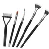 Healeved 5pcs Dual Angled Mascara Brush for Precise Application Scalloped