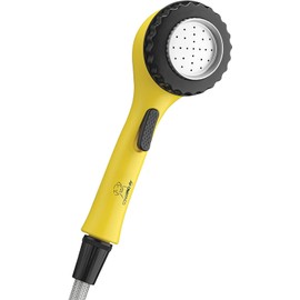 CONAIRPRO Dog & Cat Deluxe Indoor/Outdoor Pet Washer, Dog Shower Attachment with Dual Connectors to Easily Attach, Soft Rubber Massage Fingers, Dual Spray Modes