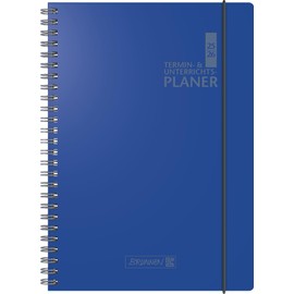 BRUNNEN Appointment & Lesson Planner '25/'26 | A4, Plastic, Blue