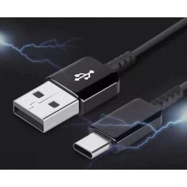 Acc Deal For Android 6FT USB C Type-C Fast Charging Data SYNC Charger Cable Cord Black