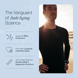 InfiniWell Suplemento NMN - Suplemento alternativo NAD+ con resveratrol y pterostilbeno - Apoya la producción de NAD+ - Apoyo antienvejecimiento para 