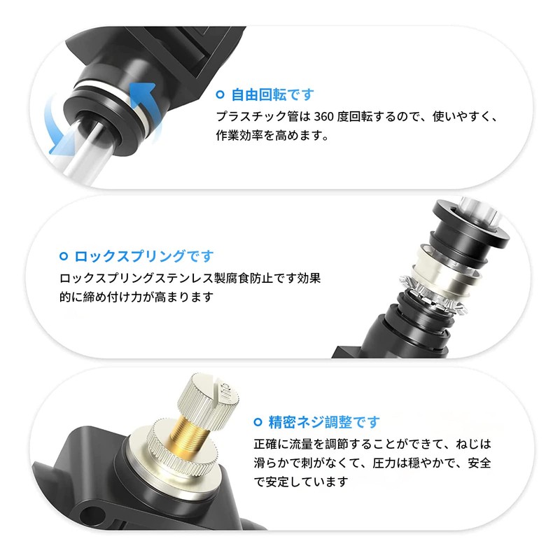 TAILONZ PNEUMATIC 6mm Tube OD Air Flow Regulator Valve (with