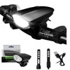 Bicycle Light and Bell Set High Lumens Bike Headlight with
