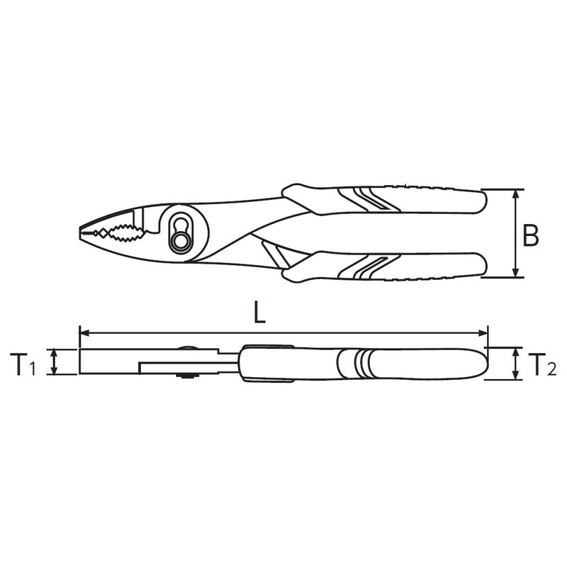 京都機械工具(KTC) コンビネーションプライヤー PJ-150-S