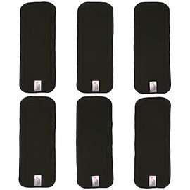 Littles and Bloomz 6 Reusable Nappy Liner - Charcoal - BC6