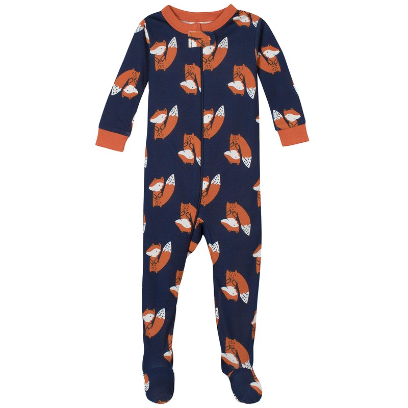 Gerber - Paquete de 2 Pijamas con pies para bebé,