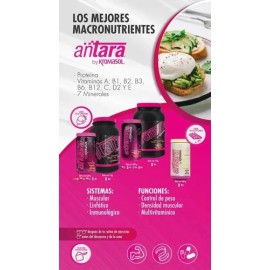 Proteína Vegana Kromasol Antara Polvo Sabor Vainilla Caramelo 630g                                                                                    
