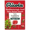 Ricola Swiss Cranberry herbal drops 45g box (Pack of 5)